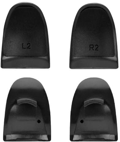 Extended Grips L2 R2 Extended Grips Soft Touch Controller Extenders Boutons Extension Trigger pour PS4(Noir)