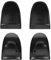 Extended Grips L2 R2 Extended Grips Soft Touch Controller Extenders Boutons Extension Trigger pour PS4(Noir)