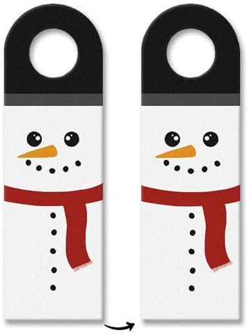 10x Schneemann Türhänger