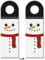 10x Schneemann Türhänger