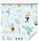 Muralo Tapete 10m Rolle Vlies Tapete Ritter Schild Drachen Pferde Kinder Junge Vliestapete 1000 x 53cm Wand Tapete Wohnzimmer Kinderzimmer Moderne Wanddeko Wand Dekoration
