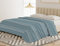 Banzaii Copriletto, Telo Copritutto multiuso per Arredo Irene Blu 250x250 cm