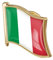 Onsinic Italienische Flagge Revers Pin, Abzeichen Brosche Italien Flagge Pins Souvenir National Neuheit Zubehör
