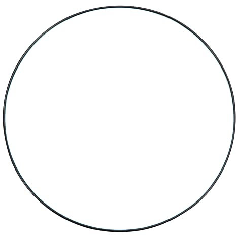 PATIKIL 1 Stück Dichtungsringe O-Ringe Gummidichtung 205mm AD 200mm ID 2.65mm Breite Nitrilgummi Unterlegscheibe Dichtungssatz Gummischeiben für Wasserhahn Autoreparatur Schwarz