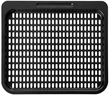 Air Fryer Backofen Ersatz Backform Luftfritteuse,Kochregal,Kochplatte,Abnehmbares Netzgestell,Karbonstahl,Langlebig,Hausbedarf,Antihaft Backofen Air Fryer Einlagen Korb Grillrost Ofenzubehör,26x23cm