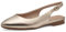 Jana Damen Slingpumps Flach Vegan, Elfenbein (Champagner), 37 EU