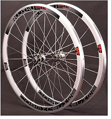 Rennrad Laufradsatz 700c Doppelschichtfelge 20H Für 7 8 9 10 11 Geschwindigkeit Kassette V Bremse Schnellspanner Cruiser Fahrradräder 1990g