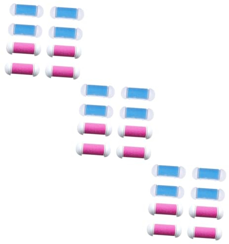 FRCOLOR 24pcs Electronic Foot File Rollers Foot Callus Remover Reusable Care Tool