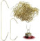 My-goodbuy24 300x Weihnachtskugeln aufhänger - Schnellaufhänger (150x groß/150x klein) - Kugelaufhänger für Christbaumkugeln - Kugelhalter für Weihnachtsbaum Doppelhaken Deko-Anhänger - Goldene Haken