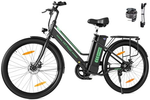 HITWAY Vélo Électrique 26 Pouces Vélo Électrique Femme et Homme,Moteur 250W,Batterie 36V/8,4Ah,Max 25km/h,Pédalage Assisté,Autonomie 35-70km,Adulte Unisexe