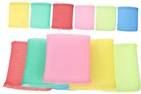 NIYANGLE 12 Piezas Esponja Plato de Cocina Esponja para Fregar la Cocina estropajos Esponja esponjas estropajos de Cocina para Platos Esponja para Platos Inodoro Depurador Maleza vajilla