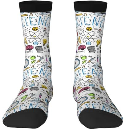 YUNWEIKEJI Musiknoten Saxophone, Crew-Socken, Kompressionssocken, lässige Socken für Erwachsene, Sportsocken für Unisex