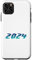 Hülle für iPhone 11 Pro Max 2024 Neues Jahr, Zukunft, Kunst, Futuristisch, My Year Tech