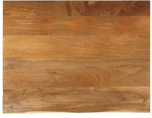 vidaXL Tischplatte mit Baumkante 90x80x2,5 cm Massivholz Mango