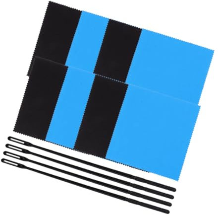 FUNOMOCYA Flute Cleaning Kit for Clarinet Saxophone Maintenance Includes Cleaning Rod and Cloth for Flute Care