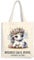 Mr. Gadgets Shopper - Sac porte-changement de maternelle personnalisable avec nom 100 % coton réutilisable, avec poignées longueur 67 cm - Dimensions 38 x 42 cm, Licorne, 38x42x1 centimeters