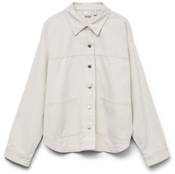 VERO MODA Women's Vmjamie Ls Denim Shacket Mix Noos | shacket