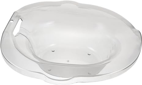 Healeved Sitzbadewanne Für Toilettensitz Faltbare Stabile Schüssel Für Schwangere Frauen Postoperative Pflege Sicheres Kunststoffmaterial Rutschfest Einfach Zu Reinigen Für Hemorrhoiden