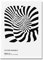 LATAFA Victor Vasarely Poster Illusion Schwarz Und Weiß Wandkunst Victor Vasarely Drucke Victor Vasarely Leinwand Malerei Wohnkultur Bild 40x60cm Kein Rahmen