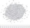 HOBBIESAY 1000 Stück Klare Zirkonia Runde CZ Steine Facettiert Spitze Rückseite Cabochons Kleiner Loser Diamant Synthetischer Edelstein Für Nagelkunst Basteln Schmuckherstellung 1mm