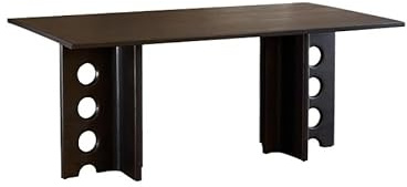 BASXDRFXZ Moderner Küchentisch 180x100x75cm Haus Vintage Massivholz Wohnzimmer Esstisch für Café, Küche, Esszimmer