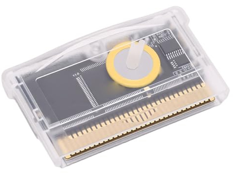 Sxhlseller SP Flash- 32 MB RTC Transparent Weiß | 1 MB Statischer RAM Zum Speichern, Solarbetriebene RTC-, Kompatibel mit der DS-Serie, Stromsparender 3–4-Jahres-, Retro-Gaming