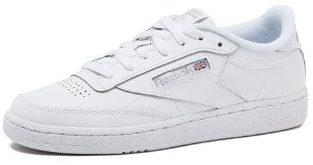 Reebok Women's Club C 85 Sneaker, White Light Grey 1, 7 UK