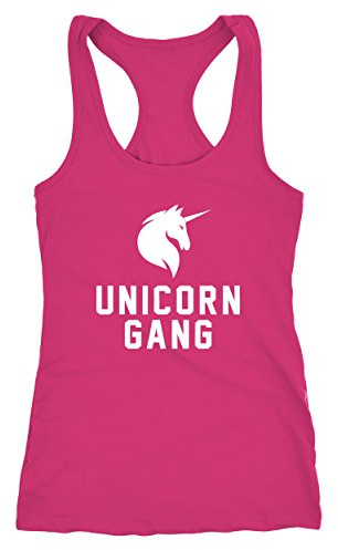 MoonWorks Einhorn Shirt Tank-Top Unicorn Gang