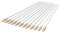 Link LKST12PT3 cavi pigtail fibra ottica set 12 pezzi connettori ST simplex multimodale OM3 UPC 50/125 lunghezza 2 metri colori assortiti conformi norma IEC 304 dimensioni 22,5x18,5x0,5 cm