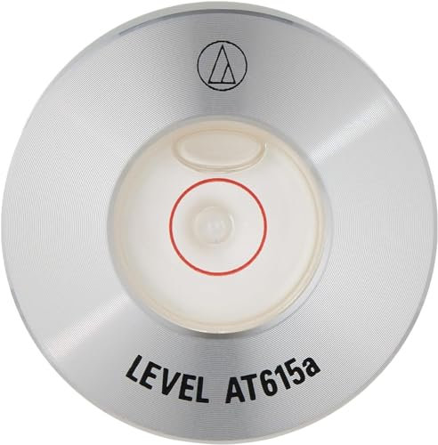 Audio Technica AT615a Precision Aluminum Turntable Bubble Level Aluminum (Silver)