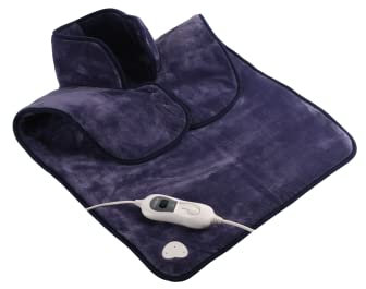 Bastilipo - AHC-100XL, Almohadilla para cervicales, espalda y hombros,PVC, funda terciopelo