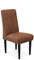 CAVADORE Esszimmerstuhl Malm / Polsterstuhl für Küche oder Esszimmer in Lederoptik / Mit Kontrastnaht / Passend zur Küchengarnitur Malm / 48 x 103 x 62 / Mikrofaser: cognac