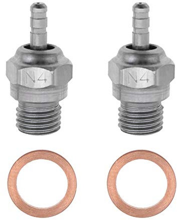 Create idea N3 Glühkerzen, kompatibel mit HSP 70117 Kyosho HPI im Maßstab 1:10, für RC Nitro 4C Motoren, Auto, LKW, Modellzubehör, 2 Stück