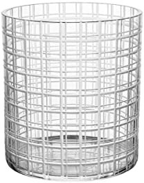 Orrefors Vase mit Zahlenschacher, 20,3 cm.