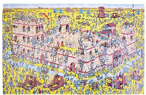 FIZZ CREATIONS Where's Wally Mystery Jigsaw Puzzle. 250 Piece Double Sided Jigsaw. Use Included Magic Glasses to Reveal Hidden Objects. Officially Licensed Wheres Wally Merchandise.