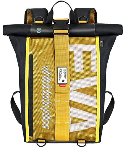 FIREFIRST x RADIO EVA - Evangelion Roll Top Backpack Schule Casual Daypack