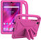 ATOOZ for Lenovo Tab M8 4th /3rd Gen Case, 8-Inch Kids Shockproof Handle Stand Cover for Lenovo M8 Tablet 2024 (Rose-Red)