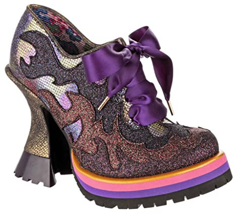 Irregular Choice SS23 Flamin Hot Heels, Black UK 5 (EUR 38)