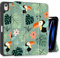 Tuiklol Case for iPad Air 6th Generation 11inch 2024 / iPad Air 10.9 inch 5th 4th Gen 2022 2020 Release with Pencil Holder, Slim Protective Auto Sleep/Wake Trifold Stand Tablet Cover,Bird
