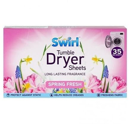Spring Fresh Tumble Dryer Laundry Sheets 35 Pack For Fresh Clothes and Linen