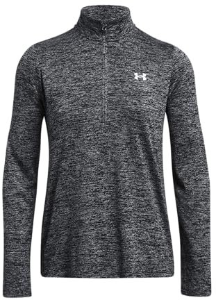 Under Armour Women's Tech 1/2 Zip- Twist Shirt Black