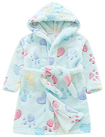 Bademantel Jungen 164, mit Reißverschluss mit Kapuze Saugstark Groß Kinder Badeponcho Kinderbademantel Weicher Baumwolle Poncho Handtuch Fleece-Bademantel Flauschiges Unisex Badeponcho Bademantel