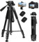 LINKCOOL Treppiede per fotocamera Canon Nikon Sony, 65 pollici, in alluminio, con testa staccabile, supporto per telefono e borsa per il trasporto, treppiede leggero per smartphone/vlog/streaming,