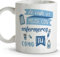 Detalles compañeros de trabajo. Tazas originales para regalar. Regalos originales para enfermeras. Tazas personalizadas. Taza cerámica 330 ml.