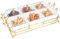 jinsongdafa Ceramic Serving Bowls with lid Metal Dishes, 6 Removable Small Bowls Relish Tray Nuts Dishes for Snack, Fruits, Sugar, Candies - for Parties, Party, Gift