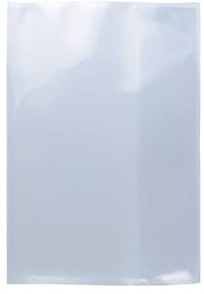 HERMA 19610 Heftumschläge A5 Transparent Klarsicht, Hefthüllen aus strapazierfähiger, abwischbarer und extra dicker Polypropylen-Folie, durchsichtige Heftschoner Set für Schulhefte, farblos