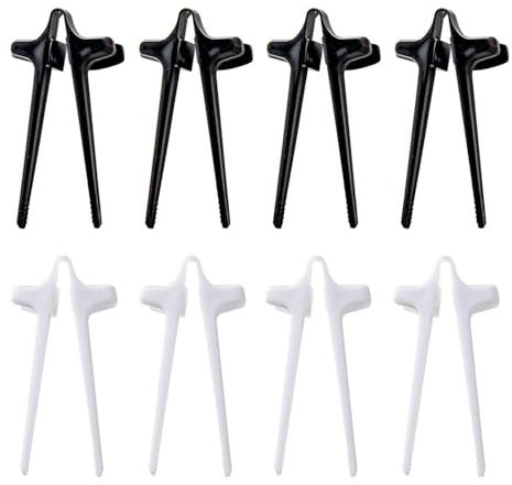 8 Fingerstäbchen, Snackzange, Spielzange, Spiel-Gadgets, Handy-Essstäbchenhalter