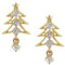 Weihnachtsohrringe Silber 925 - Weihnachtsbaum Ohrstecker für Damen, Sterling Silber Schmuck, Weihnachts Geschenke