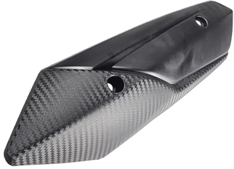 zuousxbs Universals Moto Marmitta Tubo di Scarico Copertura dello Scudo Termico Protezione del Tallone per la Maggior Parte delle Modifiche di Motociclette
