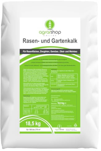 Agrarshop Rasen- und Gartenkalk 18,5 kg Kohlensaurer Kalk